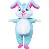 Easter Blue Rabbit Inflatable Cosplay Party Costume for Stage Performance