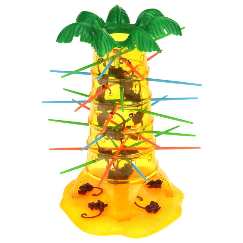 Family Arcade Game Falling Jumping Monkeys Pickaxes