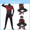 Traje de Cosplay de Spider-man: Un Nuevo Universo Miles Morales Para Niños y Adultos
