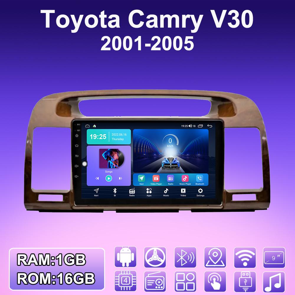 2 DIN Android Car Radio For Toyota Camry V30 2001-2005 Multimedia Player Head Unit Stereo GPS Navigation WIFI 1+16GB