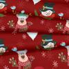 3Pcs Multicolor Duvet Cover Bedding Night Comforter Cover Christmas Pattern Bed Collections Soft Polyester Fibre Comforter Collections
