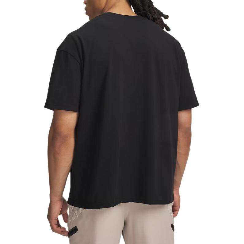 Under Armour Dropped Shoulder Short Sleeve Round Neck Logo T-Shirt Men Tops 6013618-008