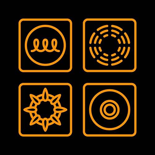 [Officially Imported] Fiskars 22cm Casserole (with Lid), Induction/Gas Compatible, Non-Stick, "Hard Face" 1052227