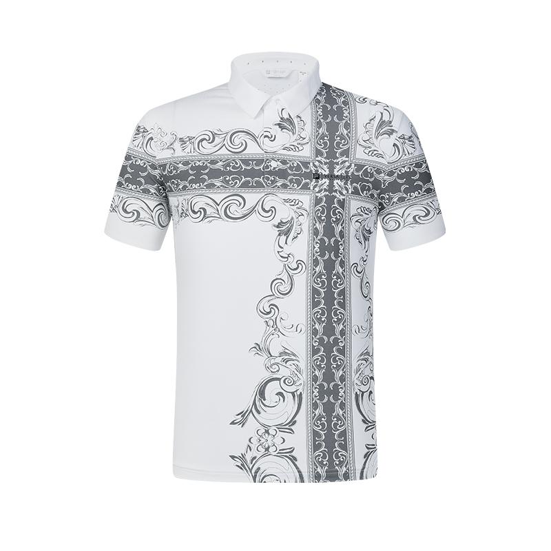 

New FILA Golf Series Polo Shirt Men s All Over Print A11M425108FZA 175/96A/L