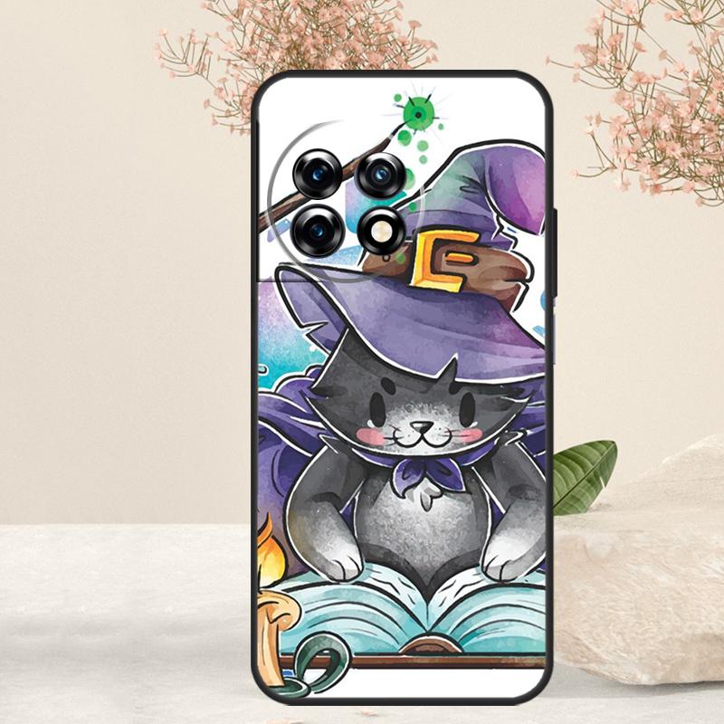 Magic cat The Witches Case For OnePlus 15 R 13 13T 13R 12 12R 11 10T 8T 9 10 Pro Nord 5 CE 4 2 3 Lite N20 N30 Cover