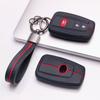 Silicone Car Key Fob Cover with Matching Keychain Compatible with Toyota Camry Corolla RAV4 Highlander Avalon, Fits Toyota Camry Corolla RAV4 Prius
