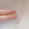 Gold Color Simple Small Butterfly Stud Earrings for Women Cute Hypoallergenic Daily Wear Ear Piercing Jewelry Wholesale