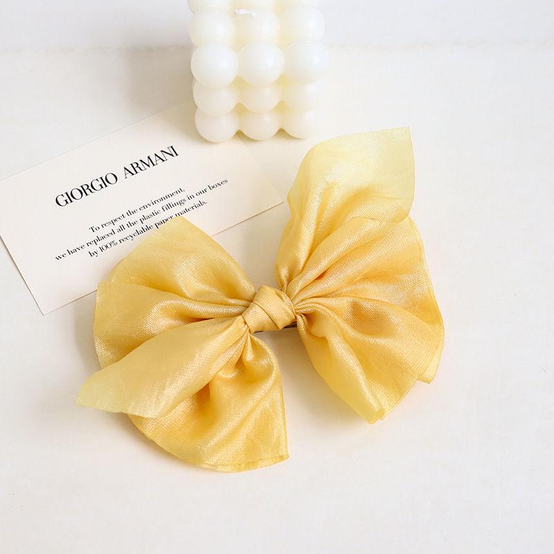 Accessories Headdress Fashion Sweet Cute Bow Clip Hair Ornaments Girls' Hair Ponytail Clip
