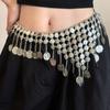 Bell Bohemian Style Waistband Round Ethnic Style Belt Adjustable Metal Tassel Waist Chain  Women
