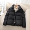 Petite Women's 2024 Winter Korean Style Cotton-Padded Short Jacket – Thickened Loose Fit Coat