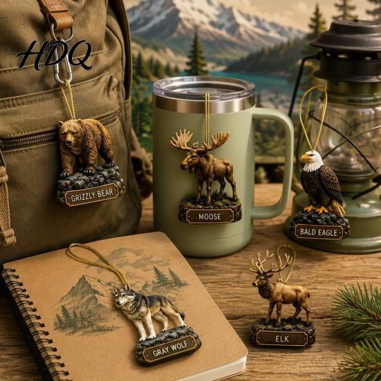 Christmas Advent Calendar Blind Box National Park Animal Arrival Calendar 24 Days Acrylic Figures Cute