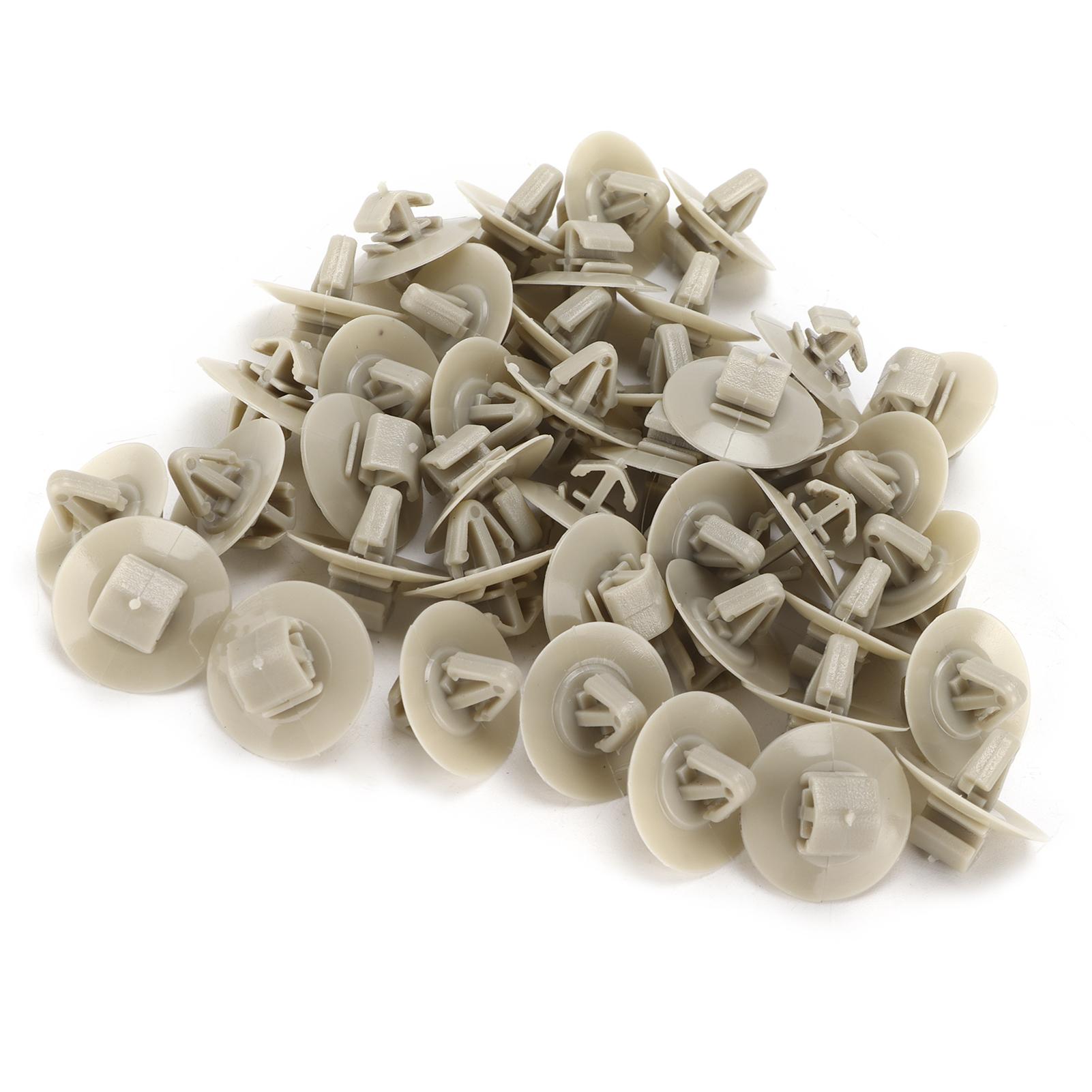 

100pcs Side Door Moulding Trim Clips Exterior Fasteners Kit 500326896 Replacement for Vauxhall VivaroA 20012014