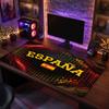 İspanya Futbol Arması Mouse Pad, Geniş Kaymaz Kauçuk Masa Matı Oyun Ofis Dizüstü Bilgisayar Fan Hediyesi İçin