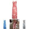 Women's Oversized Floral Printed Sleeveless Maxi Dress For Summer Holidays