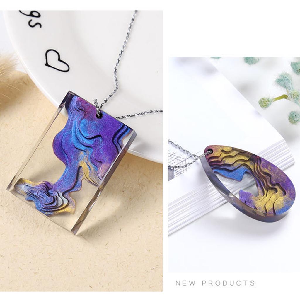 Moule d'île en Silicone, moules d'ornement, pendentif de bijoux, artisanat de fabrication 51x46x10MM