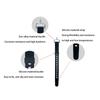Travel Compact Tied Belt Durable Silicone Fixed Cargo Tie Down Luggage Lash Belt Strap Camping Hiking Cargo Storage Belt Buckle