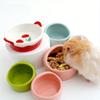 1pc Durable Small Pet Feeding Bowl, Plastic Food and Water Dish for Hamsters, Birds, Parrots - Easy to Clean, Plane-Proof Design