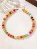 European American Trend Simple Personality Handmade Colorful Beads Necklace Elf Costume Accessories Small Jewelry For Women