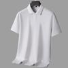 ROMON Men's Plus Size Business Casual Polo Shirt
