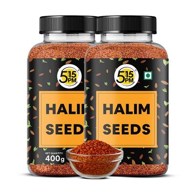 5:15PM Halim Seeds For Eating Raw Garden Cress Seeds 400 G X Pack Of 2 Hygienically Packed For Cooking Baking Smoothies