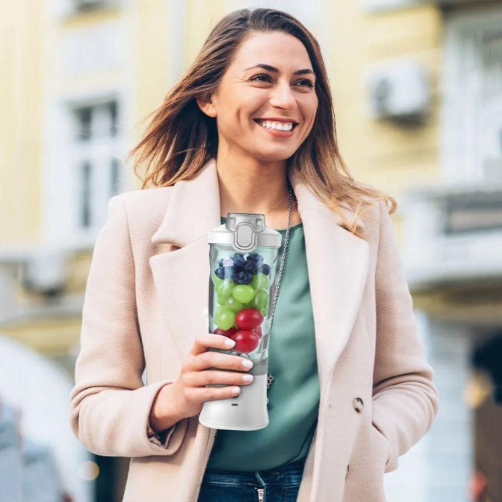 USB Rechargeable Portable USB Juicer Multifunction Design Smoothie Maker  Outdoor Activities