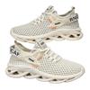 Spring New Daily Running Sports Lace-up Men's Shoes Large Mesh Mesh Breathable Low-top Sports Mesh Shoes
