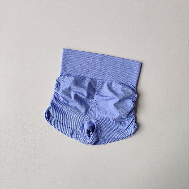 Fashion Fitness Shorts Female Hip Raise Skinny Sports High Waist Belly Contracting Training Peach Shorts Thin Yoga Pants Summer