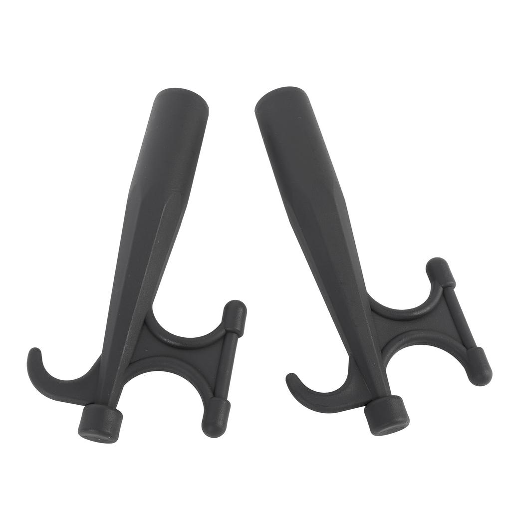 2PCS Nylon Boat Hook Attachment Black Boat Hook Floating Attachment Replacement for Mooring Docking Yacht Kayak