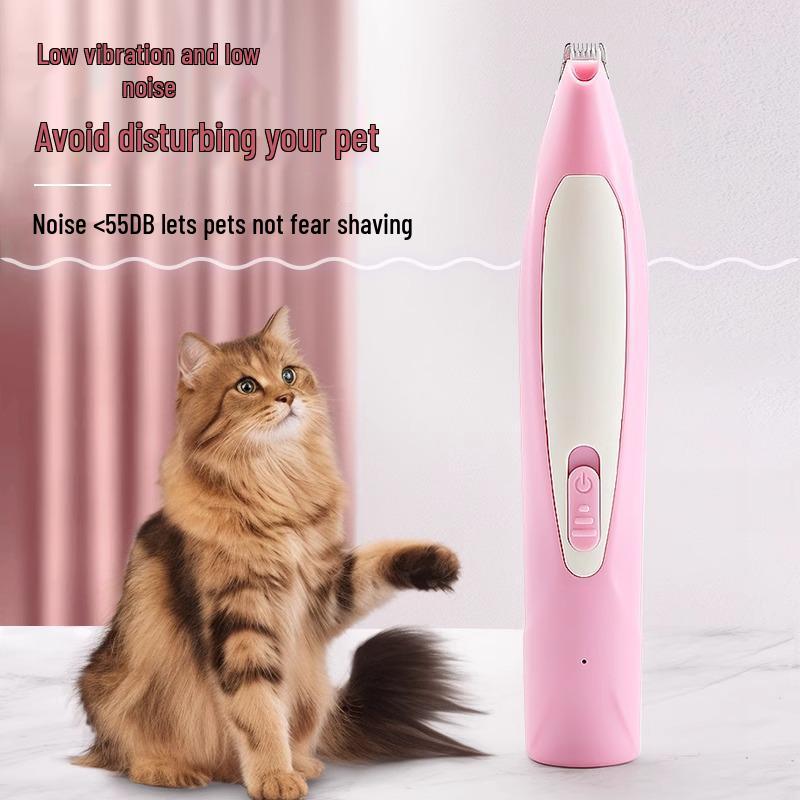 Electric Pet Hair Trimmer with Light for Cats & Dogs