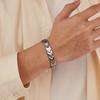 Stainless Steel Bracelet Men's Versatile Creative Design Photosensitive Surface Titanium