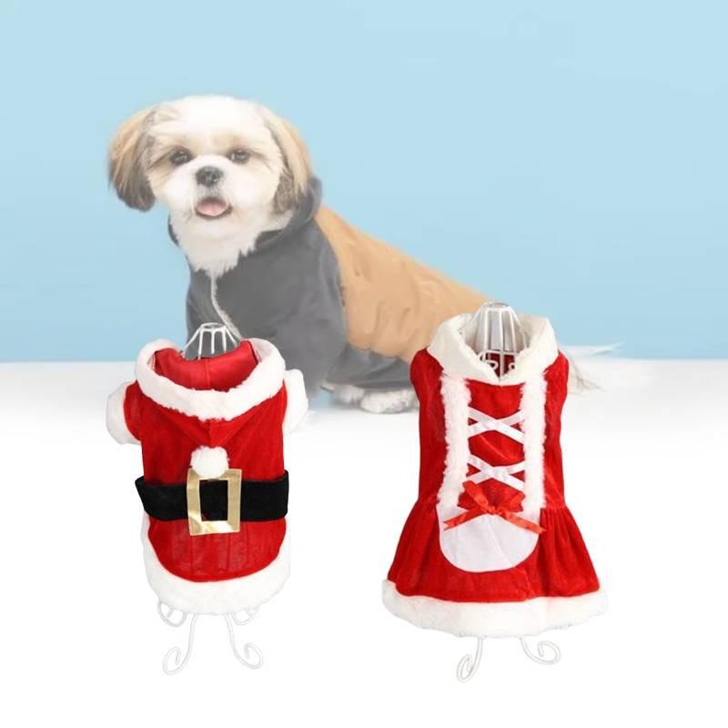 Universal Fit Pet Christmas Santa Costume For Dogs High Quality Fun Holiday Attire