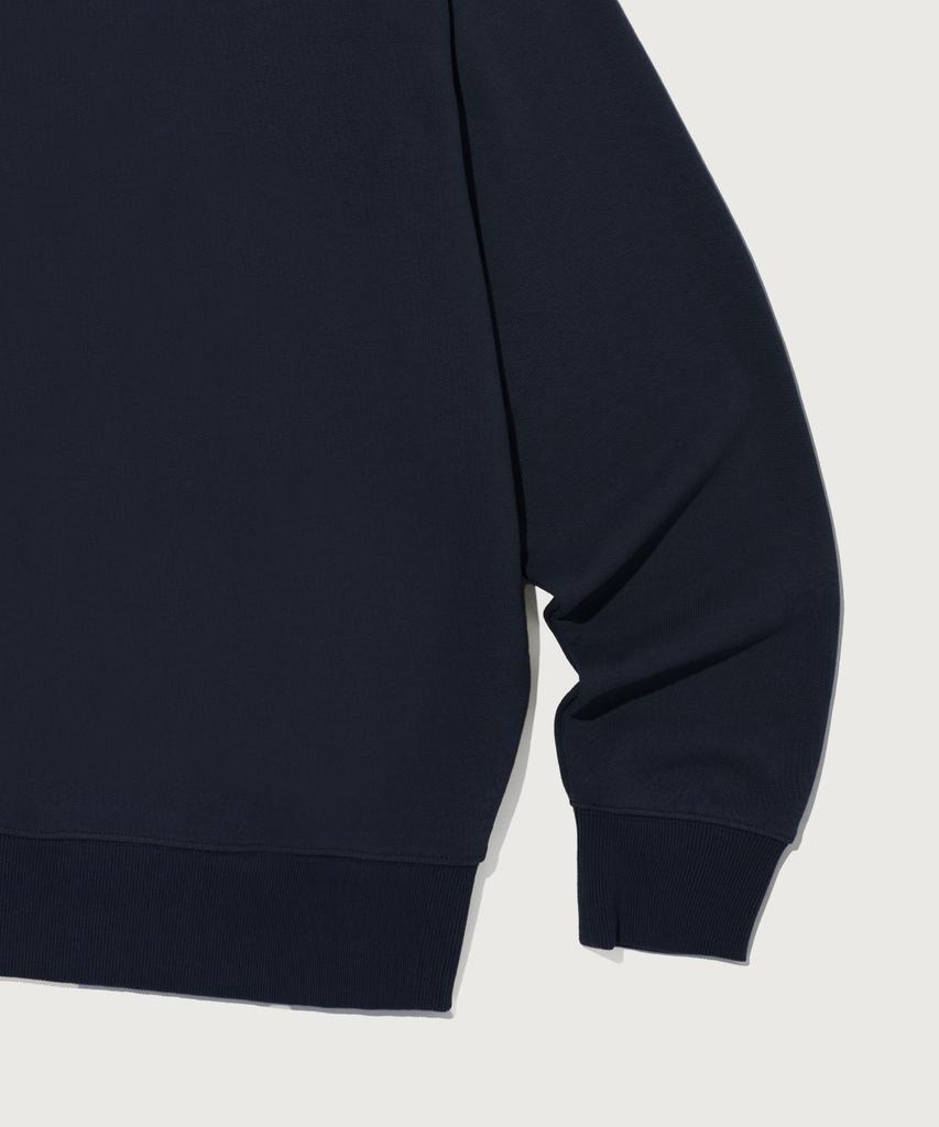 Champion Small Logo Loose Fit Zip-Up Hoodie Navy