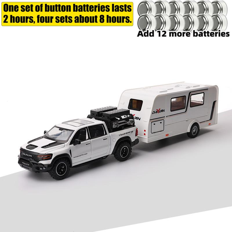 1:32 Ram 1000 Trx Mammoth Pickup Alloy Metal Diecast Model Car Decoration Ornament Pull Back Toy Collectibles Hobby Gift