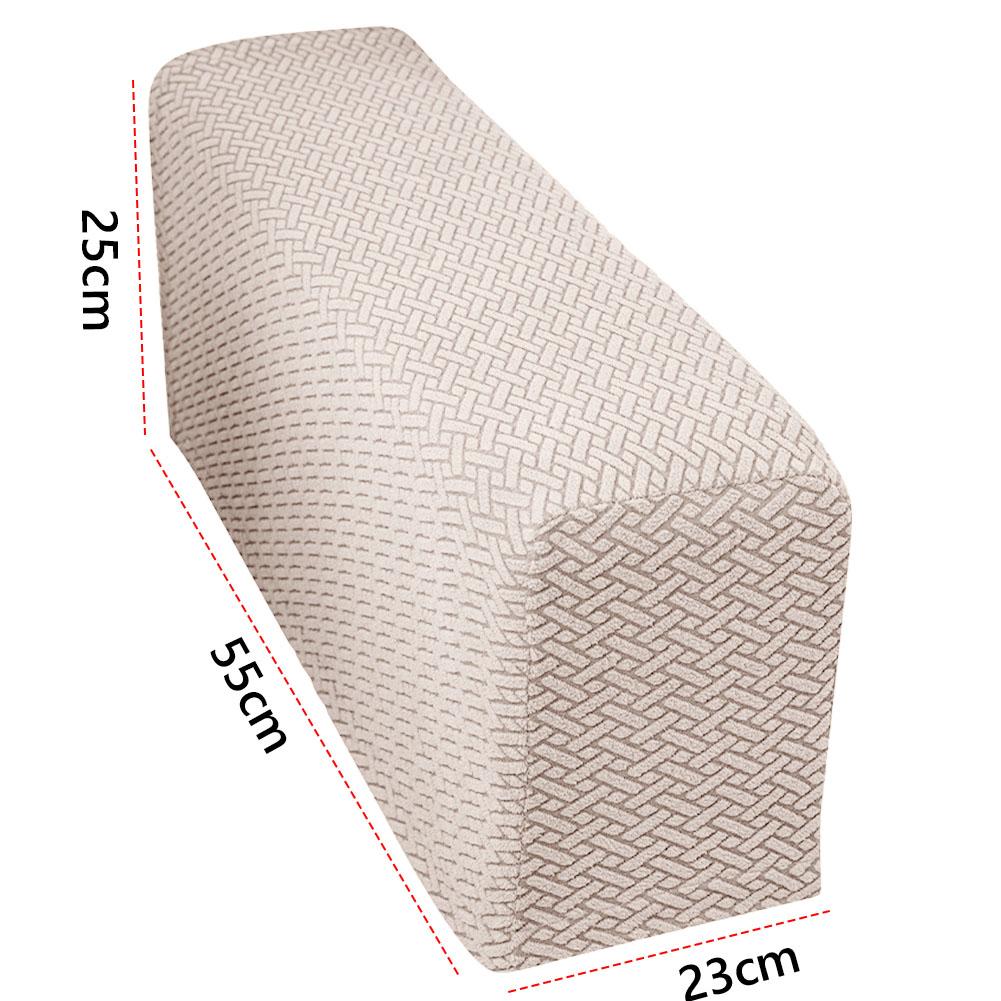 Sofa Arm Covers Elastic Armrest Covers for Chairs and Sofa Washable Armchair Slipcovers Checkered Pattern Armrests Chair Covers