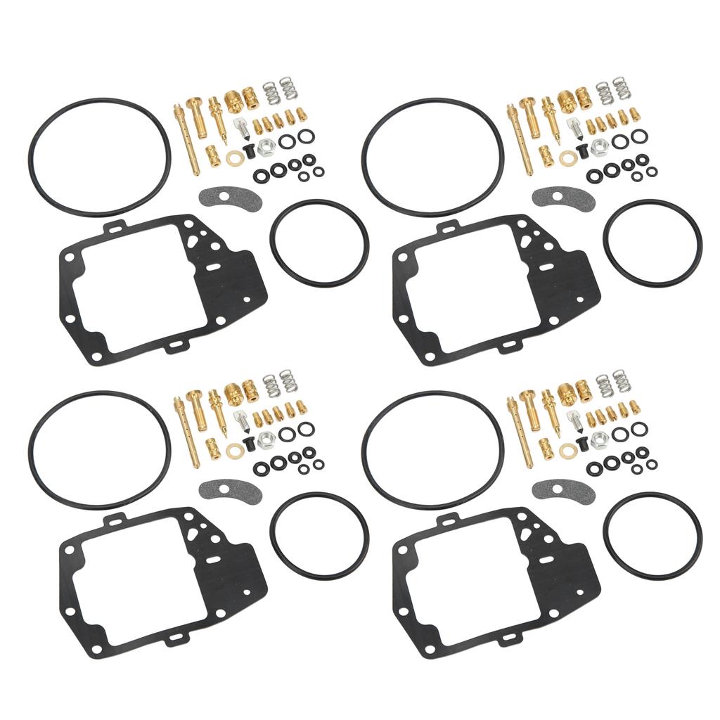 118 Pieces Carburetor Rebuild Kit with Gasket O Ring Valve Needle Jet Screw Spring Replacement for