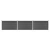 VidaXL Fence Panel Set Garden Barrier Fence Wall Balcony Edging Patio Terrace Backyard 3070448