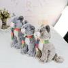 Foreign Trade Simulation Kitten Plush Doll - Children's Birthday Gift Cat with Scarf