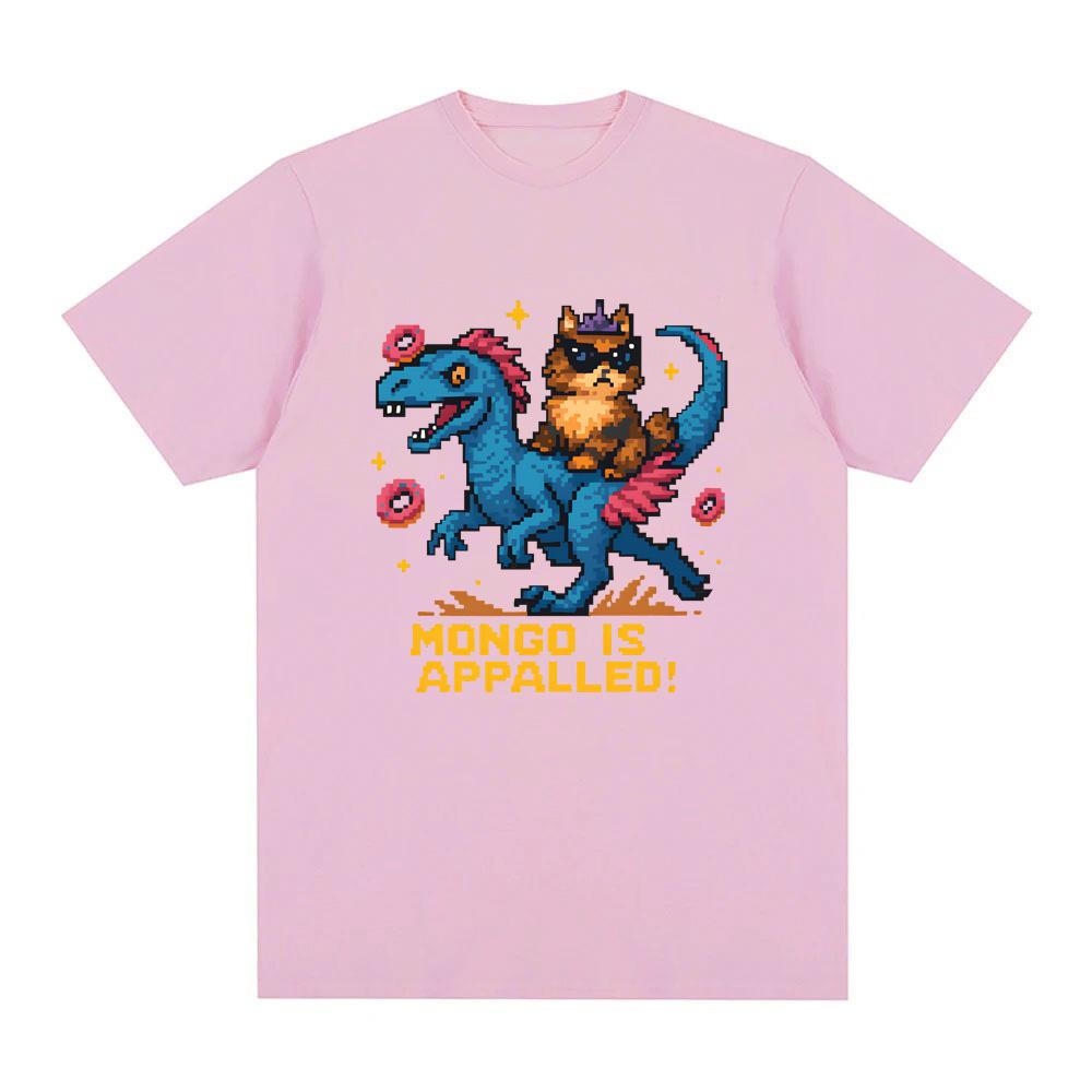 Mongo is Appalled Dungeon Crawler Carl TShirt Round Neck Comfortable Tees Summer Oversized Clothes Fashion Cotton Oneck Tops