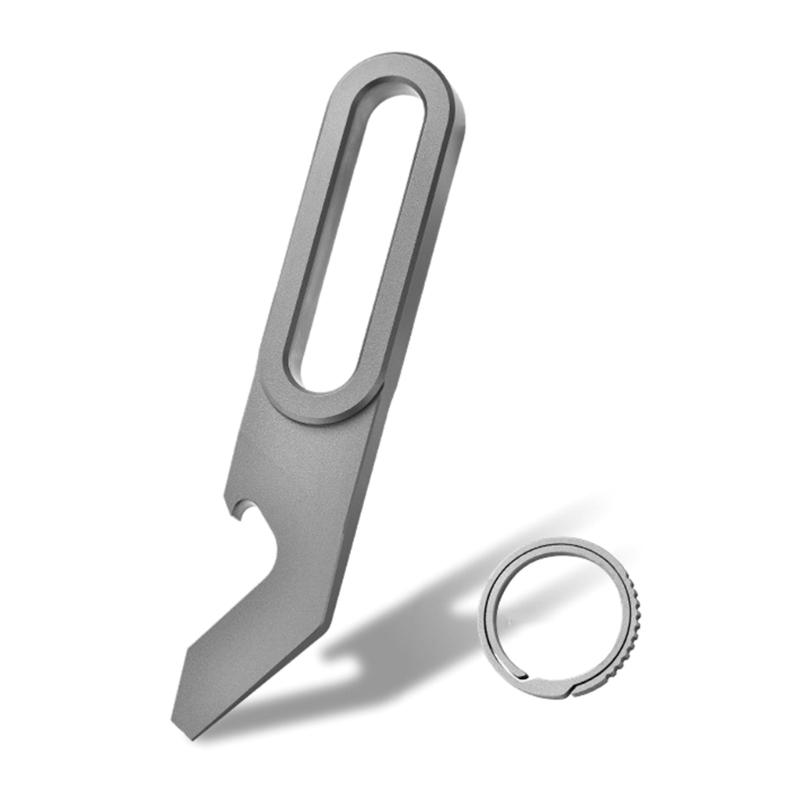 

Portable Lightweight Everyday Carry Multiple Tool With Bottle Opener Pry Bar And Keychain Clip For Hiking Survival Gear