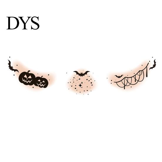 Halloween Face Tattoos Temporary Tattoos, Realistic Waterproof Water Transfer Stickers, Skin-friendly Tattoo for Adults Breathable Body Art,