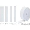 4 Rolls Elastic Tape 0.6-2Inch Wide 5.5 Yards Each With 2 Metal Drawstring Threader Clips For Pants Dress Waistband