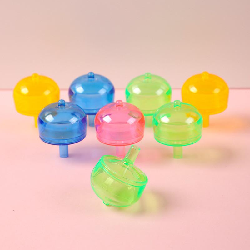 Gyroscope Transparent Toy Plastic Handheld Creative Gift Children Educational