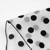 Eireve POLKA DOT ORGANZA SCARF (WHITE)