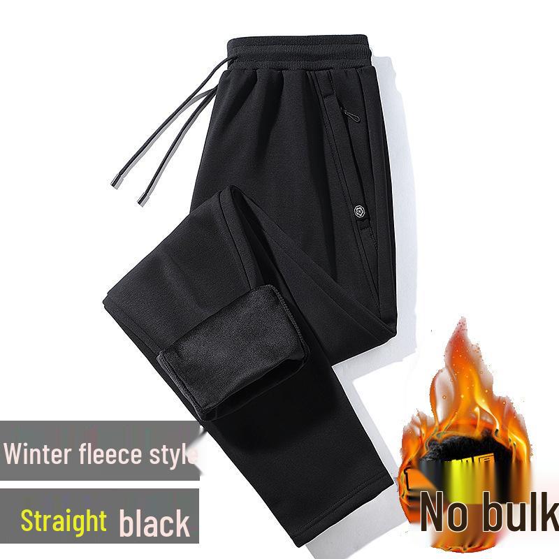 Herren Reine Baumwolle Locker Gerade Bein Jogginghose - Trendig, Lässig, Sportliche Hosen mit Bündchen am Knöchel für Frühling/Herbst.