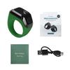 Digital Ring Counter Bluetooth APP Control OLED Display Silent Touch Type-C Rechargeable Muslims Ring Prayer Finger Counter