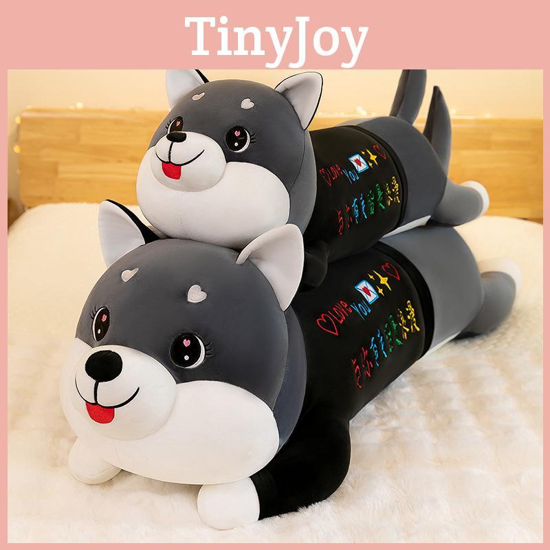 Adorable Husky Plush Toy Cuddly Soft Dog Pillow Perfect Gift For Girls And Kids