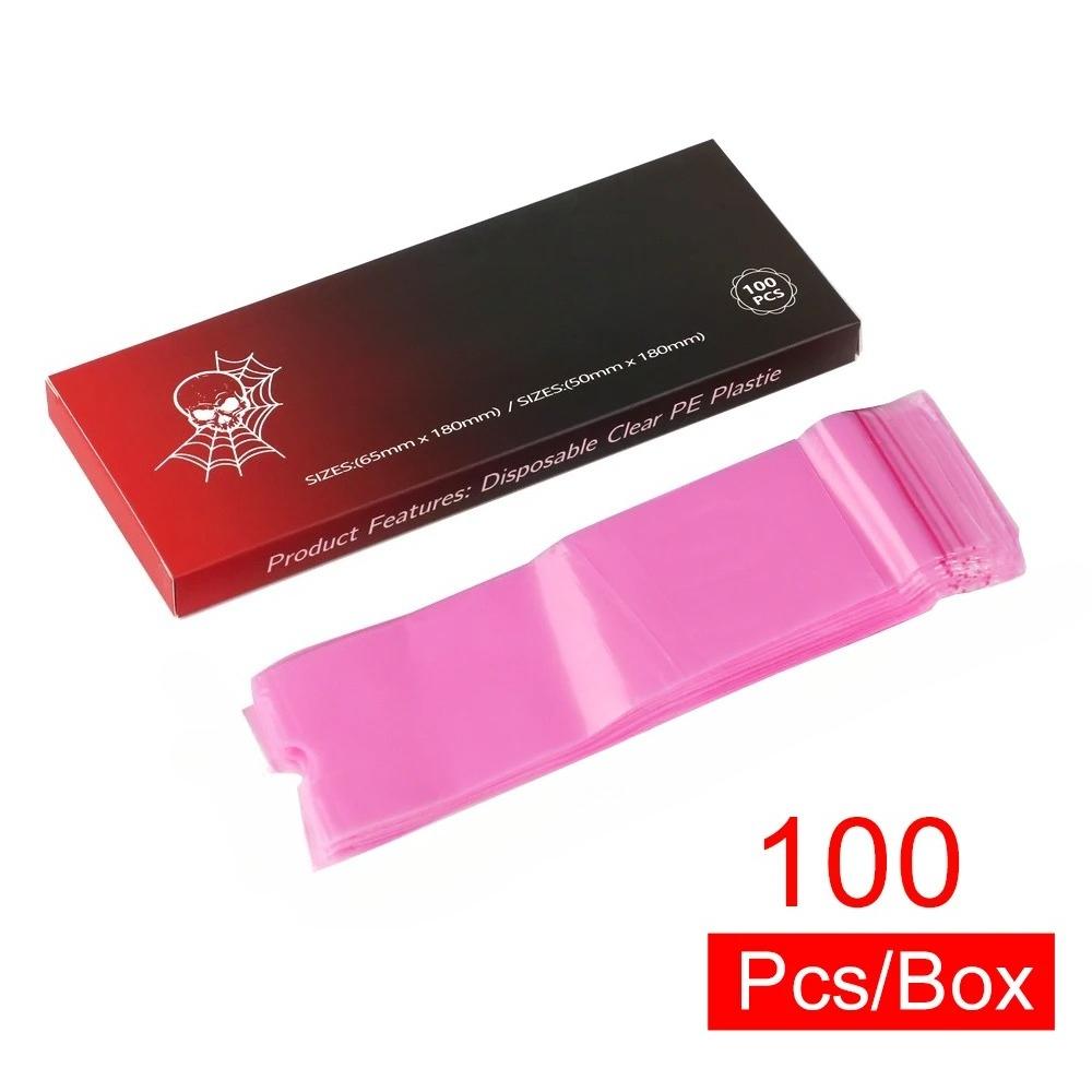 100 PCS Waterproof Tattoo Pen Protective Packaging Color Barrier Tattoo Film Machine Pen Protective Film Anti Fouling Film