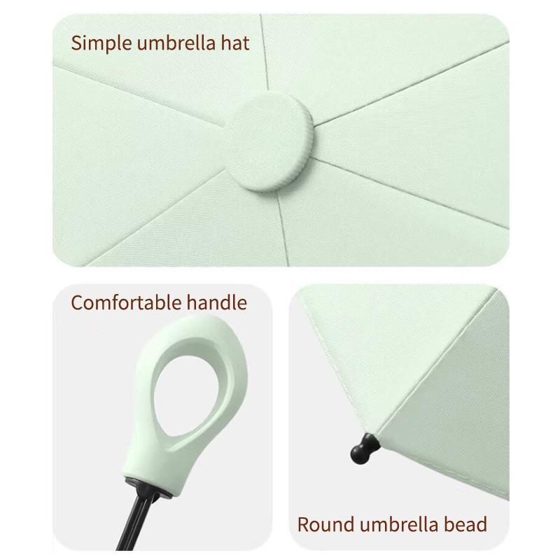 Uv Protection Mini Umbrella Ultralight 6-Fold Portable Sunshade For Women Outdoor Beach Travel Compact Windproof Quick Dry