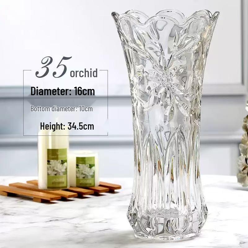 Vaso Spesso in Vetro Cristallo per Idroponica & Composizioni Floreali
