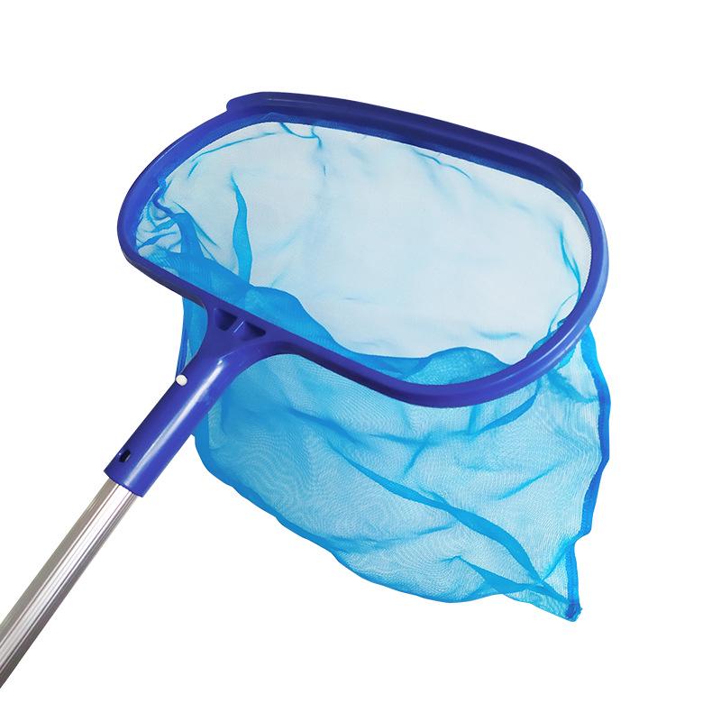 Reinforced Aluminum Pool Skimmer Leaf Net for Deep and Shallow Water Cleaning
